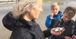 Lærer med østers